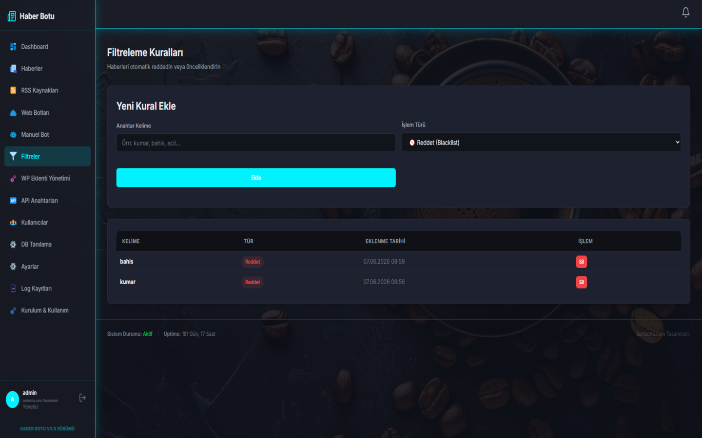 Filtering and Security